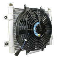 BD Diesel Xtrude Trans Cooler w/Fan 5.5in - Burkken Auto Parts