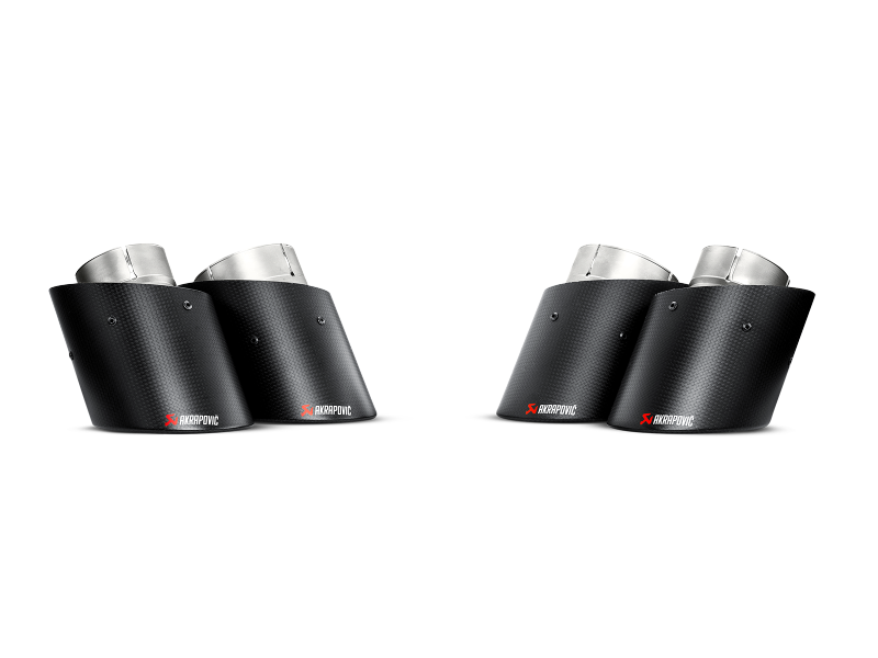 Akrapovic 13-17 Audi S6 Avant/Limousine (C7) Evolution Line Cat Back (Titanium) w/ Carbon Tips - Burkken Auto Parts