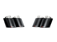 Akrapovic 13-17 Audi S6 Avant/Limousine (C7) Evolution Line Cat Back (Titanium) w/ Carbon Tips - Burkken Auto Parts