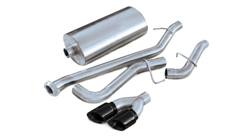 Corsa 2001-2006 Chevrolet Suburban 5.3L V8 3in Cat-Back Single Side w Twin 4in Black Pro-SeriesTips - Burkken Auto Parts