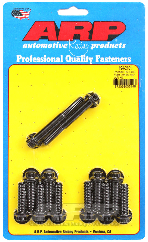ARP Pontiac 350-400 12pt Intake Manifold Bolt Kit - Burkken Auto Parts