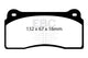 EBC 99-03 Aston Martin DB7 5.9 Redstuff Front Brake Pads - Burkken Auto Parts