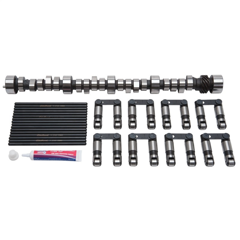 Edelbrock Camshaft/Lifter/Pushrod Kit Performer Plus Hydraulic Roller SBC 57-86 - Burkken Auto Parts
