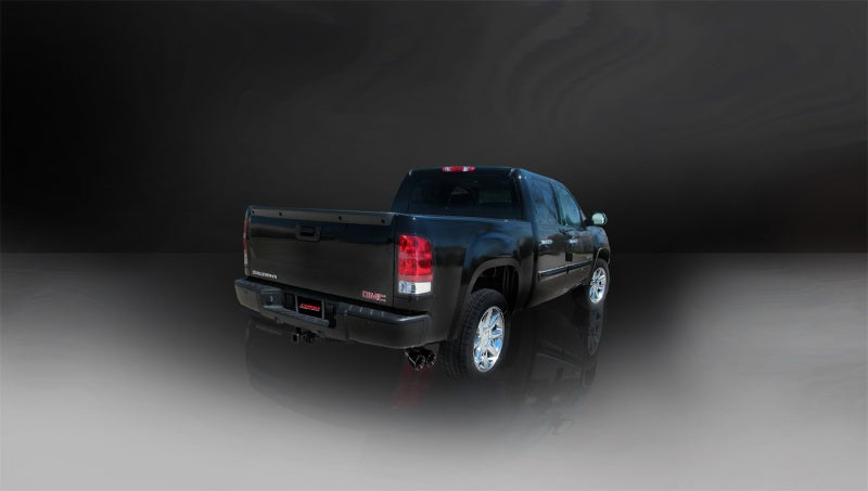 Corsa 2009-2009 Chevrolet Silverado Crew Cab/Short Bed 1500 4.8L V8 Black Sport Cat-Back Exhaust - Burkken Auto Parts