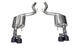 Corsa 18-23 Ford Mustang 5.0L V8 3in Sport Axle-Back Dual Rear Exit w/ 4in Black PVD Pro-Series Tips - Burkken Auto Parts