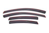 AVS 13-16 Dodge Dart Ventvisor In-Channel Front & Rear Window Deflectors 4pc - Smoke - Burkken Auto Parts