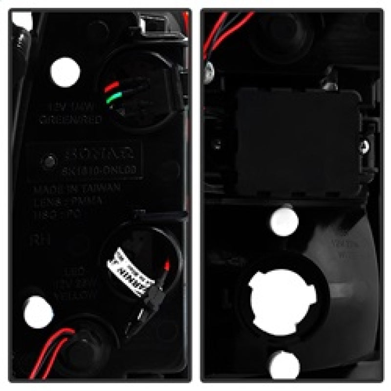 Spyder Chevy Suburban/Tahoe 1500/2500 00-06 LED Tail Lights Red Clear ALT-YD-CD00-LED-RC - Burkken Auto Parts