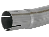 aFe Twisted Steel 2in Stainless Steel Loop Delete Down-Pipe 2018+ Jeep Wrangler (JL) V6 3.6L - Burkken Auto Parts