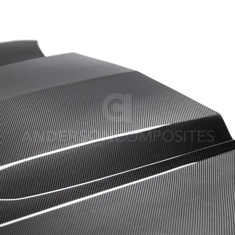 Anderson Composites 2016+ Type-AZ Camaro Double Sided Fiber Hood - Burkken Auto Parts