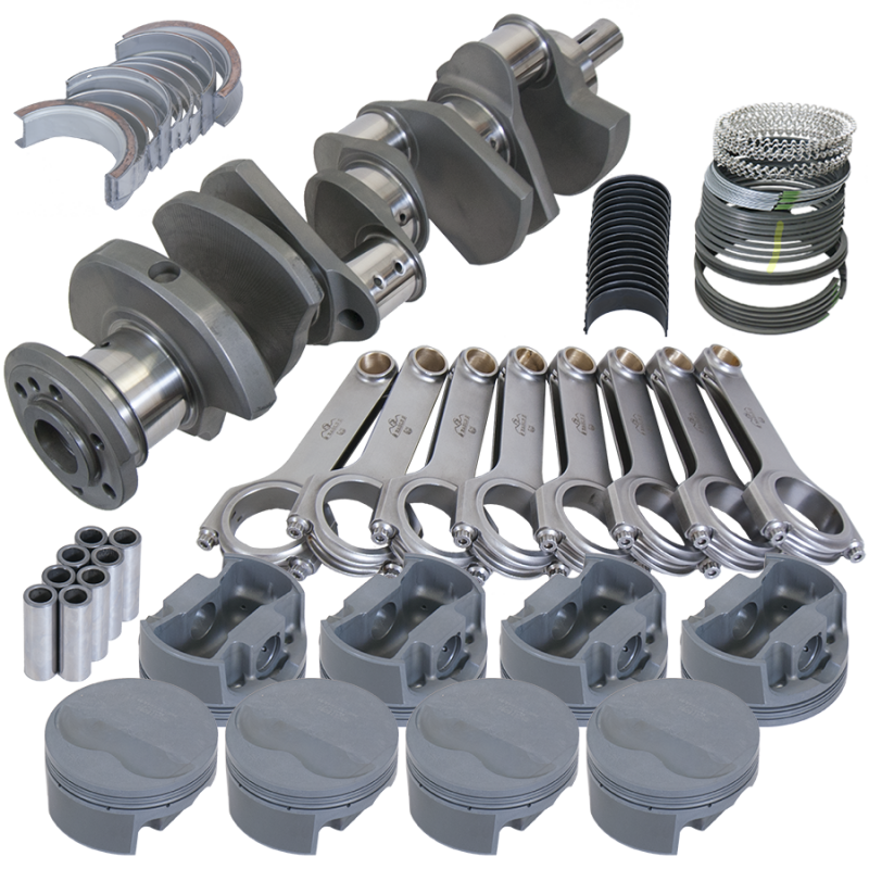 Eagle Pontiac 455 4.250in Crank 6.800in H-Beam -6cc Flat Top 4.185in Pistons Rotating Assembly - Burkken Auto Parts