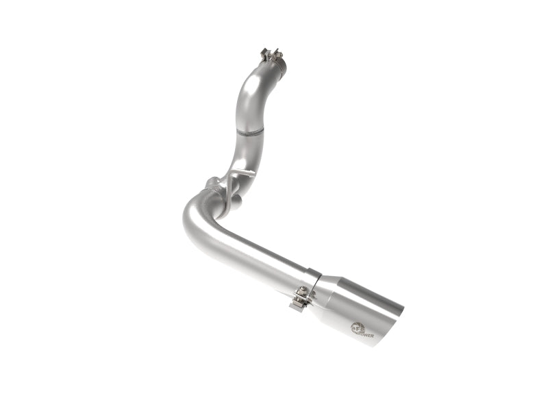 aFe 20-21 Jeep Wrangler Large Bore-HD 3in 304 Stainless Steel DPF-Back Exhaust System - Polished Tip - Burkken Auto Parts