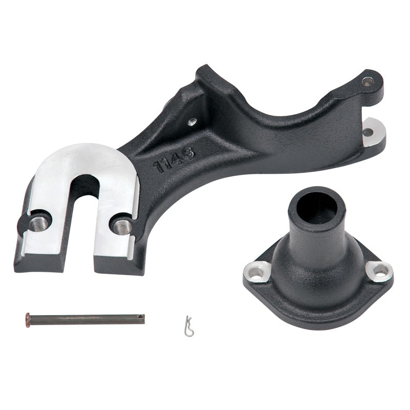Edelbrock Generator Offset Kit Ford Flathead49-53 Satin Black - Burkken Auto Parts