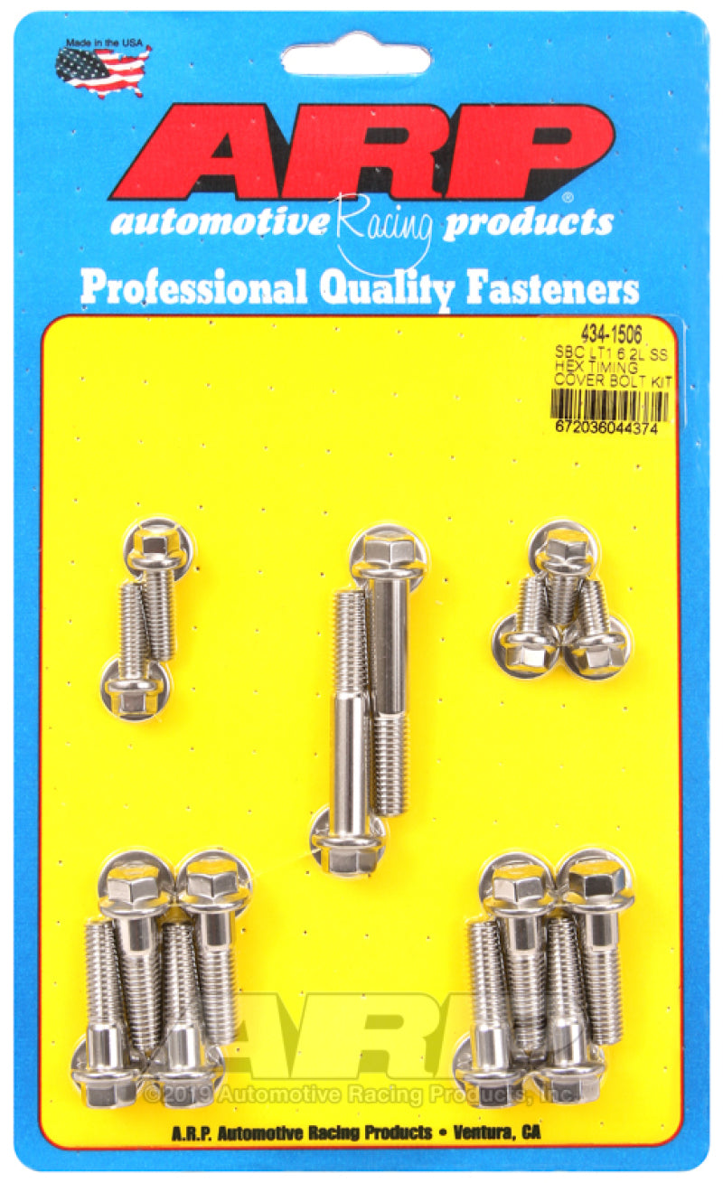 ARP LT1 6.2L SS Hex Timing Cover Bolt Kit - Burkken Auto Parts
