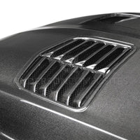 Anderson Composites 16-19 Chevrolet Camaro Double Sided Carbon Fiber Type-T2 Style Hood - Burkken Auto Parts