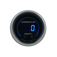 Autometer 52.4mm Black Switchable 60-340 Degrees F / 40-170 Degrees C Cobalt Elite Digital Gauge - Burkken Auto Parts