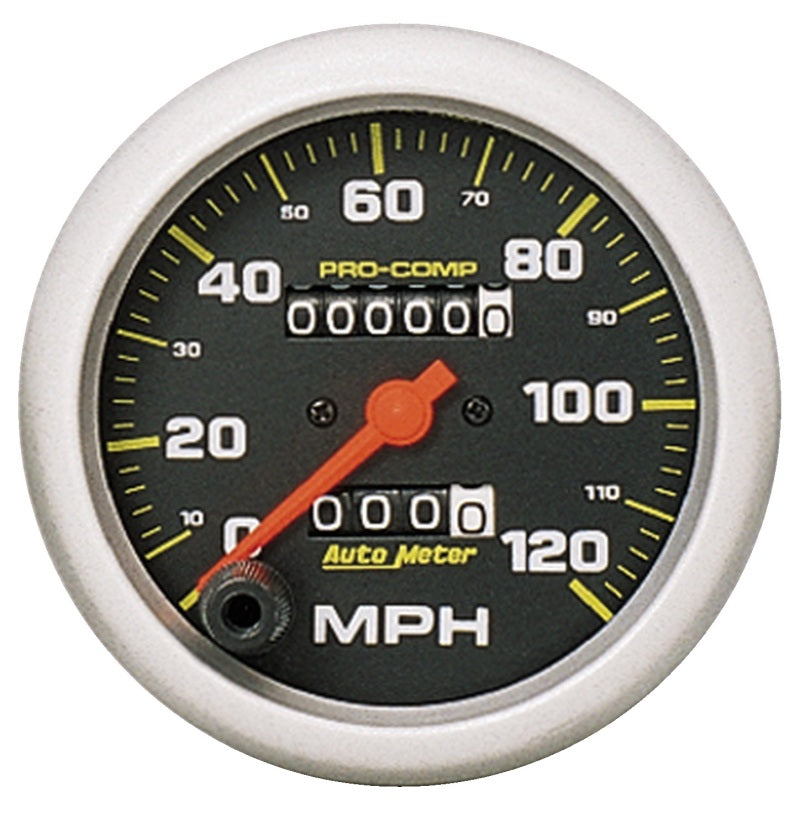 AutoMeter Gauge Speedometer 3-3/8in. 120MPH Mechanical Pro-Comp - Burkken Auto Parts