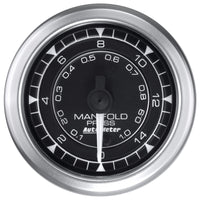 Autometer Chrono 2-1/16in 15PSI Manifold Pressure Gauge - Burkken Auto Parts