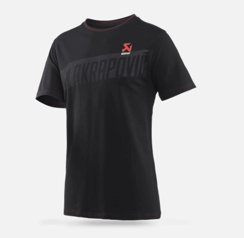 Akrapovic Mens Corpo T-Shirt Black - 3XL - Burkken Auto Parts