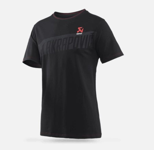 Akrapovic Mens Corpo T-Shirt Black - 2XL - Burkken Auto Parts