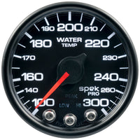 Autometer Spek-Pro - Nascar 2-1/16in Water Temp 100-300F Bcb Ecu - Burkken Auto Parts
