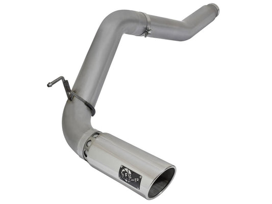 aFe LARGE Bore HD Exhausts 5in DPF-Back SS-409 2016 Nissan Titan XD V8-5.0L CC/SB (td) - Burkken Auto Parts