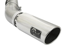 aFe LARGE BORE HD 5in 409-SS DPF-Back Exhaust w/Polished Tip 2017 GM Duramax V8-6.6L (td) L5P - Burkken Auto Parts