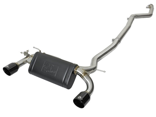 aFe MACHForce XP Exhausts Cat-Back SS 16-17 BMW 340i/iX 440i/iX (F3X) L6-3.0L (B58) w/Black Tips - Burkken Auto Parts