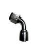Fragola -6AN 60 Degree Fixed/Single Swivel Sport Crimp Pro Hose End - Burkken Auto Parts
