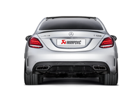 Akrapovic 15-17 AMG C63 Estate Evolution Line Cat Back (Titanium) w/ Carbon Tips (Req. Link Pipe) - Burkken Auto Parts