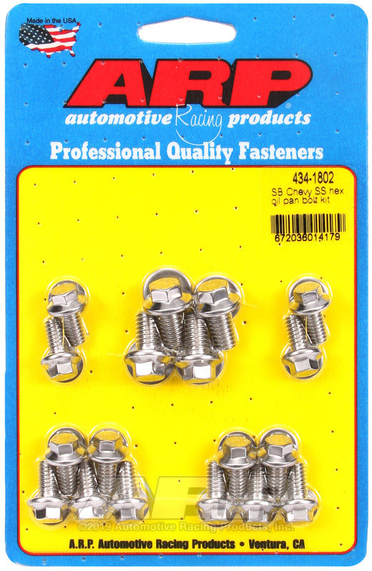 ARP SB Chevy SS Hex Oil Pan Bolt Kit - Burkken Auto Parts