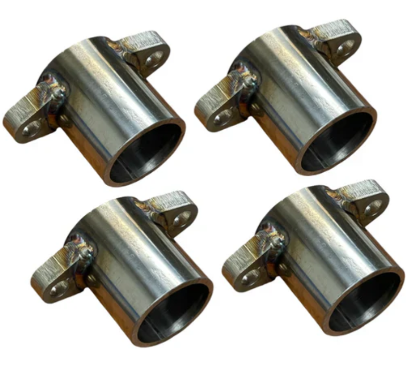 Bursch Porsche Exhaust-Header Manifold Flange Set, 914 (70-76) BA-0914-SS