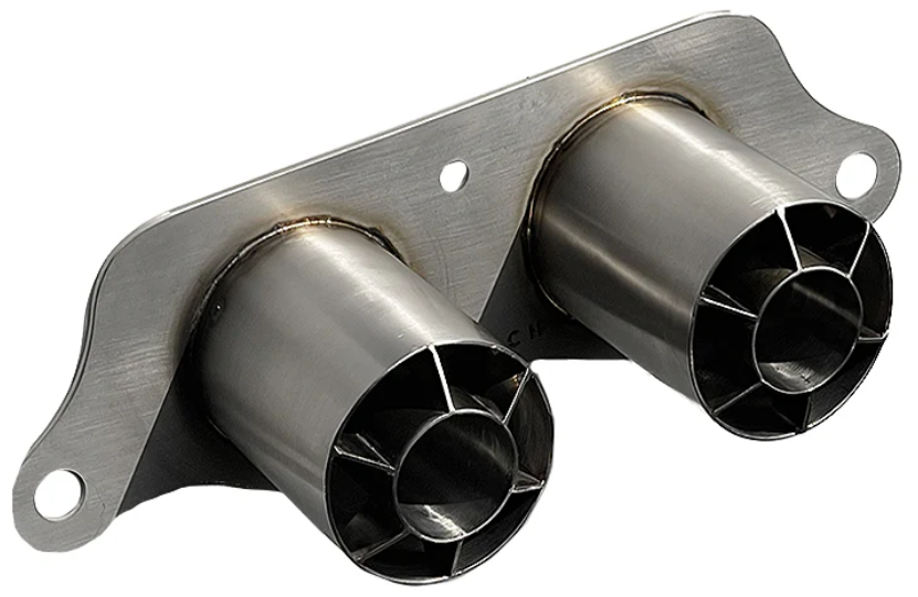 Bursch Porsche GT3 Cookie Cutter Exhaust Tip