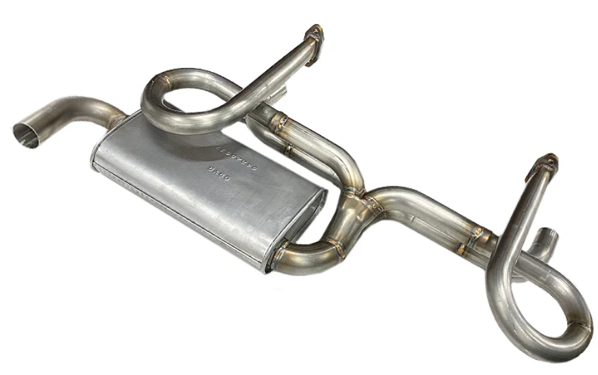 Bursch Tuned Exhaust Stainless Steel Exhaust Muffler, 912 (65-69) BX-1203-SS
