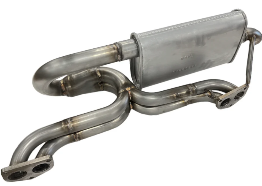 Bursch Tuned Exhaust Stainless Steel Sport Muffler, 912E (1976) BX-1223-SS