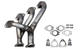Bursch Porsche 944 Factory Style Replacement Manifolds BX-4401-SS
