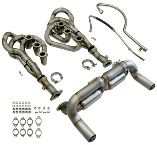 Bursch Super Sport 1-5/8 In. Header Exhaust System, 911 (65-77) BX-9258SET-SS