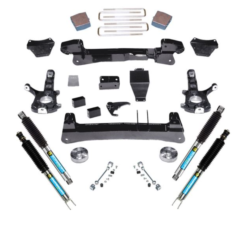 Superlift 99-06 Chevy Silv/GMC Sierra 1500 4WD 6in Lift Kit Component Box - Front - Knuckle Kit