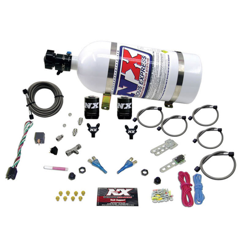 Nitrous Express GM TBI Nitrous Kit (50-125HP) w/10lb Bottle - Burkken Auto Parts