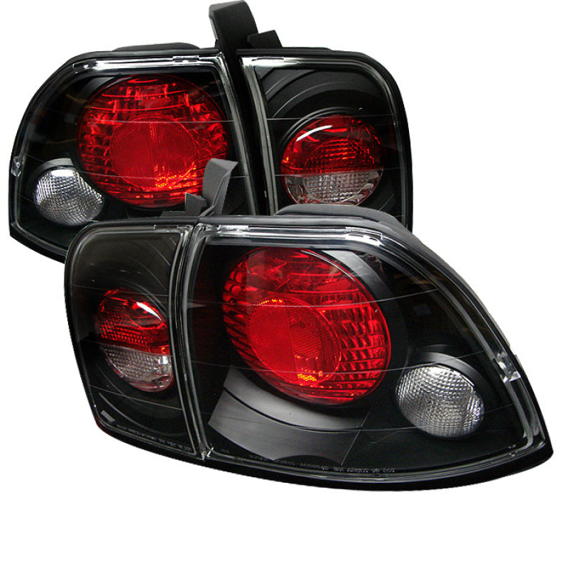 Spyder Honda Accord 96-97 Euro Style Tail Lights Black ALT-YD-HA96-BK - Burkken Auto Parts