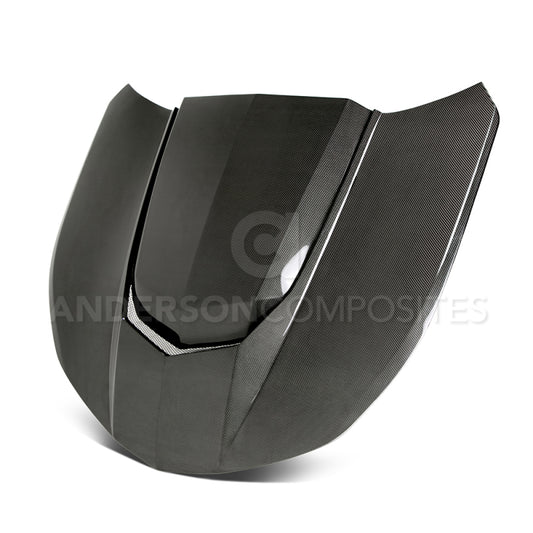 Anderson Composites 2016+ Type-AZ Camaro Double Sided Fiber Hood - Burkken Auto Parts