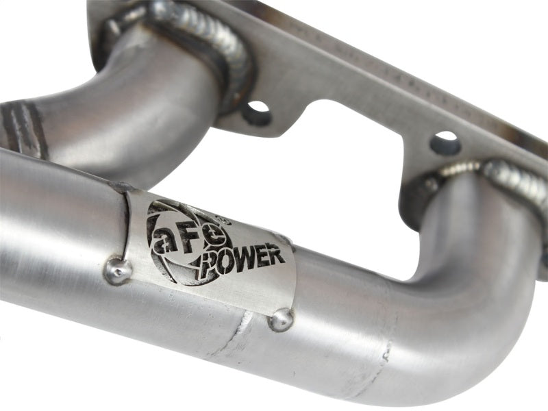 aFe Twisted Steel Header SS-409 HDR Jeep Wrangler JK 07-11 V6 3.8L - Burkken Auto Parts