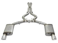 aFe MACHForce XP 3in 304 SS Cat-Back Exhausts w/ Polished Tips 15-17 Ford Mustang GT V8-5.0L/V6-3.7L - Burkken Auto Parts