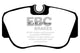 EBC 84-86 Mercedes-Benz 190/190E 2.3 Greenstuff Front Brake Pads - Burkken Auto Parts