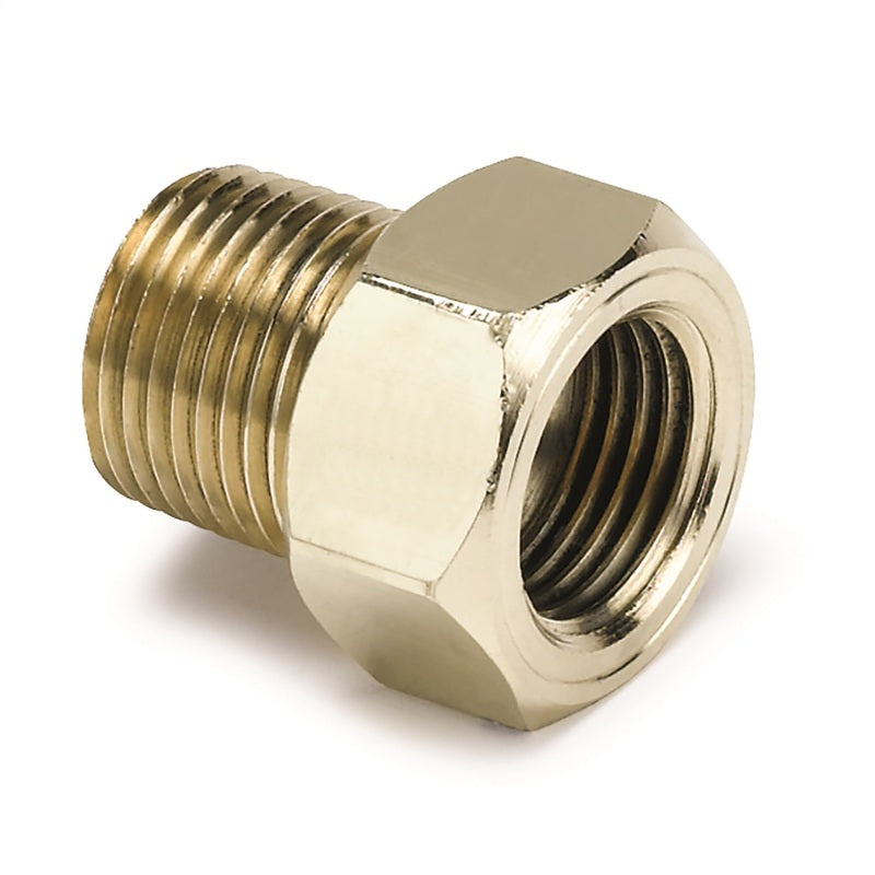 Autometer 3/8in Brass NPT Mechanical Temp Adapter - Burkken Auto Parts