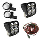 Baja Designs Squadron Pro LED Light Pods Kit w/Horizontal Mounts/2.00in Harness - Burkken Auto Parts