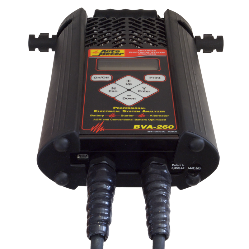 Autometer Handheld Electrical System Analyzer w/120 Amp Load for 6V/12V Applications - Burkken Auto Parts