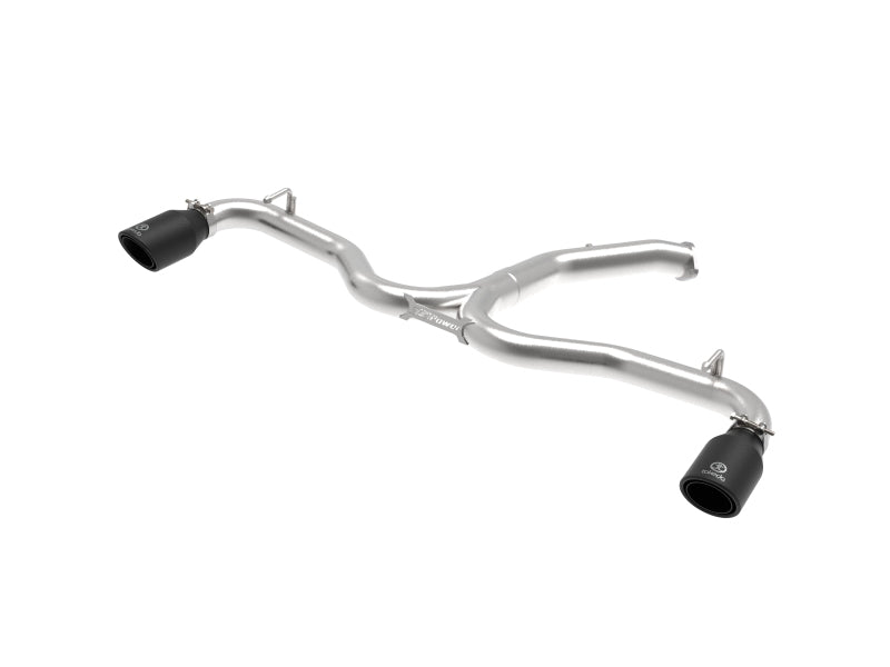 aFe Takeda 3-2.5in 304 SS Axle-Back Exh System w/Black Tip 2018 Hyundai Elantra GT Sport I4-1.6L (t) - Burkken Auto Parts