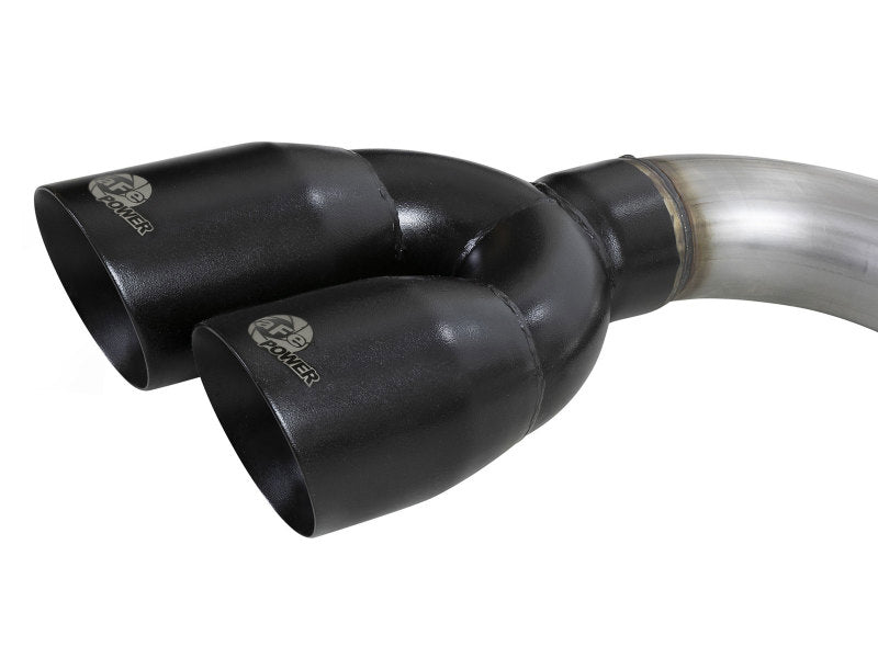 aFe Vulcan Series 3in 304SS Exhaust Cat-Back w/Blk Tip 2019 GM Silverado/Sierra 1500 L4-2.7L (t) - Burkken Auto Parts