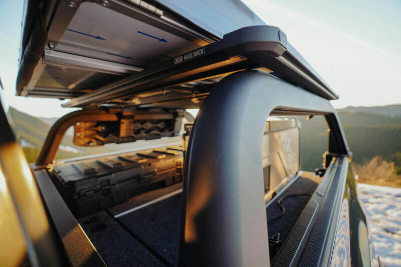 ARB 16-23 Toyota Tacoma Bed Rack - Black Aluminum - Burkken Auto Parts