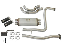 aFe POWER Rebel Series 2-1/2in 409 SS Cat Back Exhaust w/ Black Tips 16-17 Nissan Titan V8 5.6L - Burkken Auto Parts